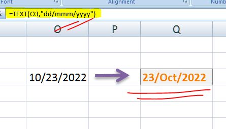 text function in ms excel