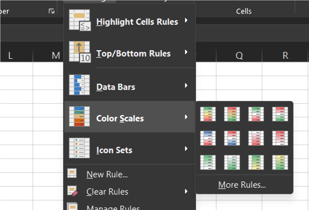 Conditional Formatting In Microsoft Excel Ess Institute 2557