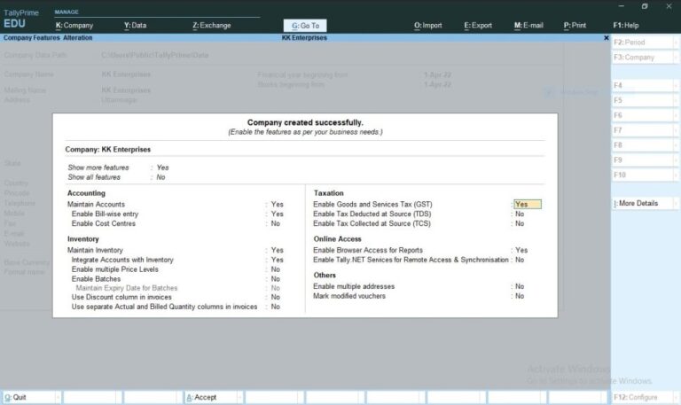 How To Create Invoice In Tally Step By Step Tally Guide