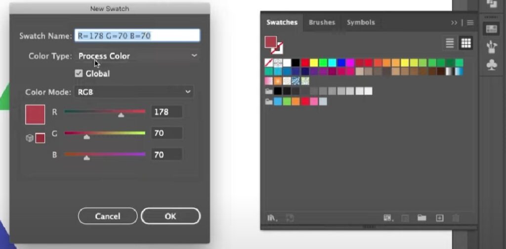 swatch colors in illustrator