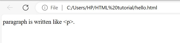 gt tag entity html