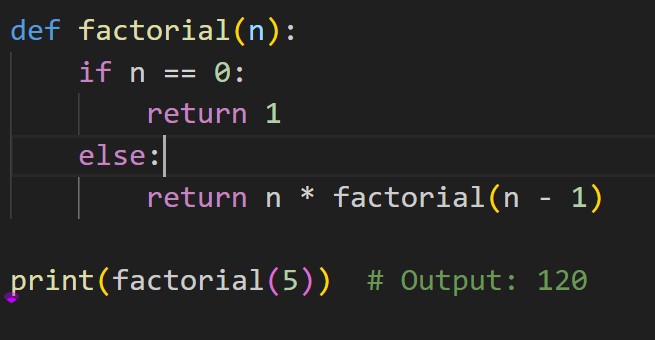 types of recursion in python