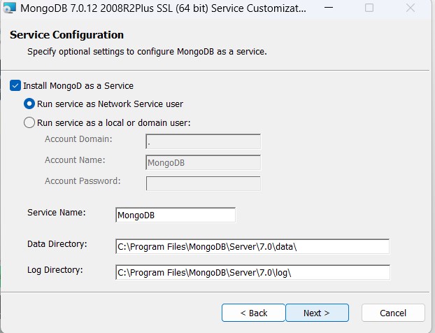 mongodb setup steps